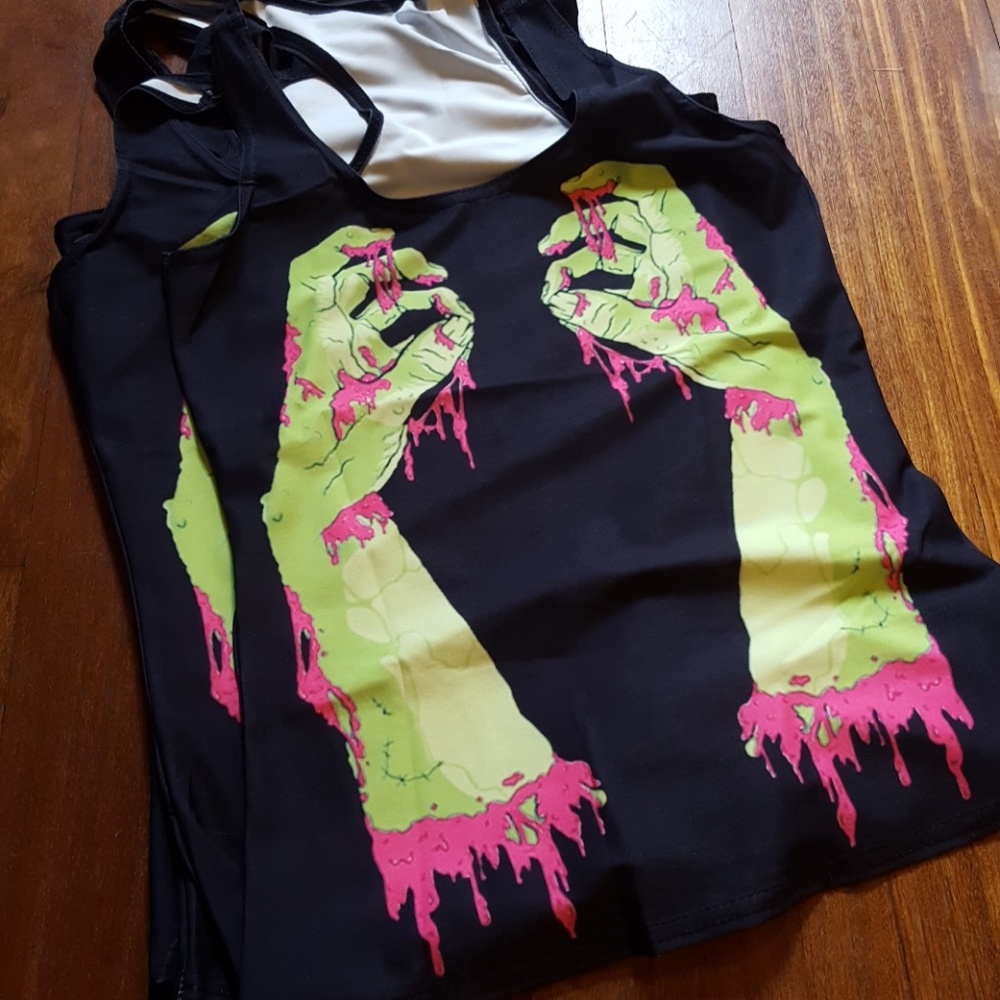 Zombie workout top